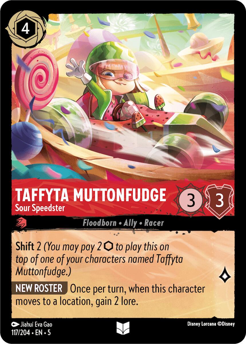Taffyta Muttonfudge - Sour Speedster (117/204) [Shimmering Skies] | Black Swamp Games