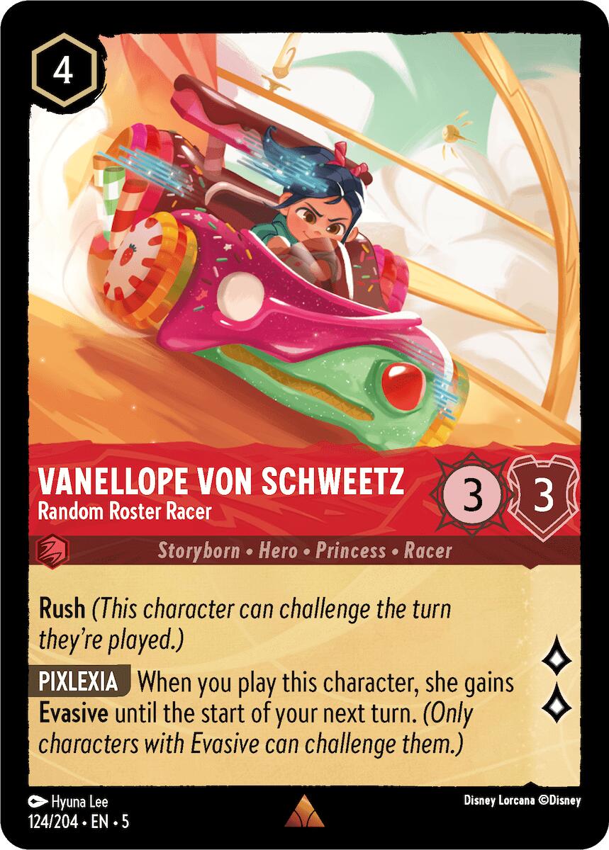 Vanellope von Schweetz - Random Roster Racer (124/204) [Shimmering Skies] | Black Swamp Games