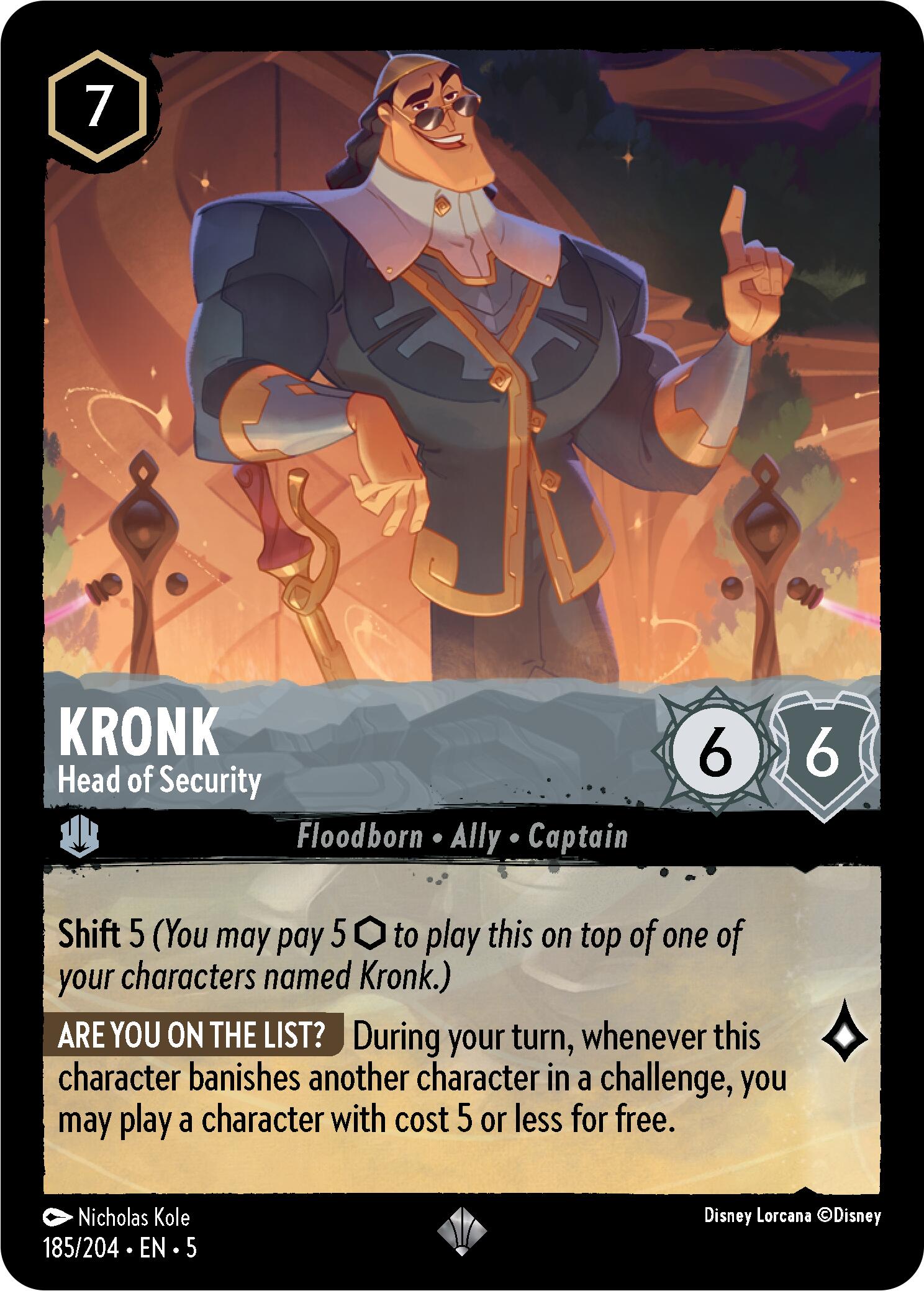 Kronk - Head of Security (185/204) [Shimmering Skies] | Black Swamp Games