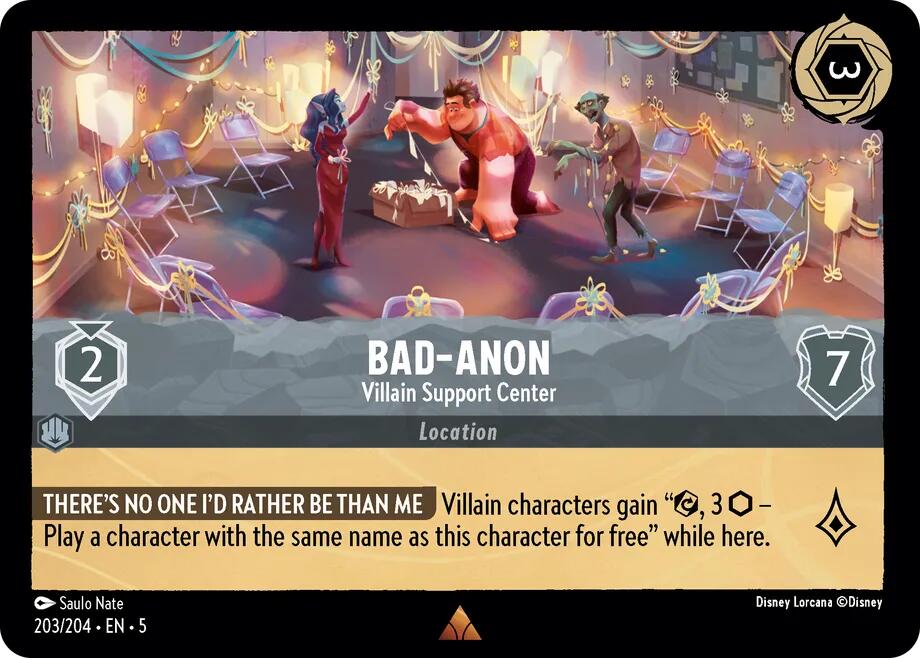Bad-Anon - Villain Support Center (203/204) [Shimmering Skies] | Black Swamp Games