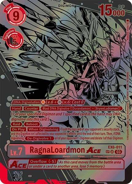 RagnaLoardmon ACE [EX6-011] (Textured) [Infernal Ascension] | Black Swamp Games