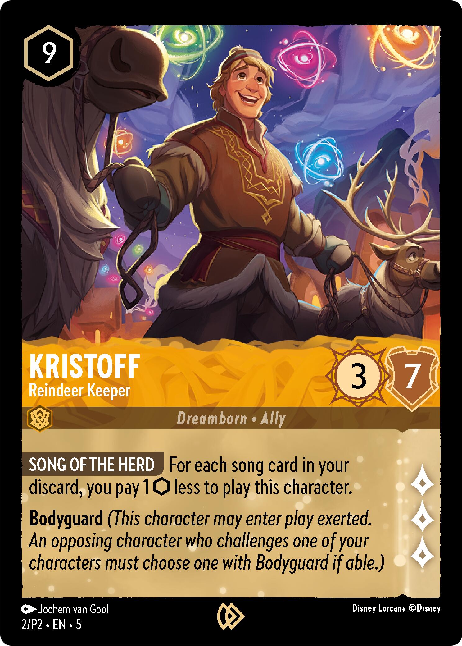 Kristoff - Reindeer Keeper (2) [Promo Cards] | Black Swamp Games
