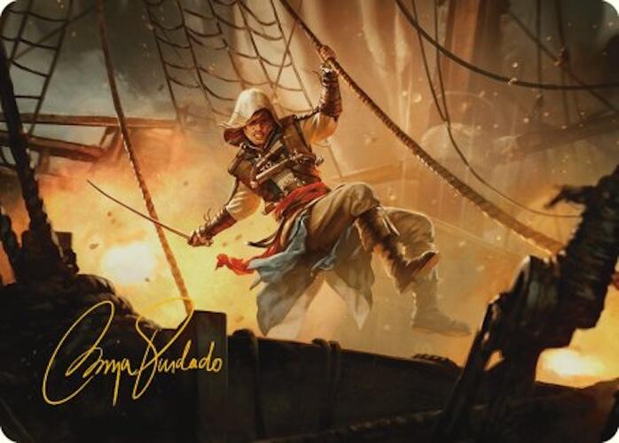 Edward Kenway Art Card (Gold-Stamped Signature) [Assassin's Creed Art Series] | Black Swamp Games