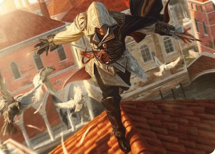 Ezio, Blade of Vengeance Art Card [Assassin's Creed Art Series] | Black Swamp Games