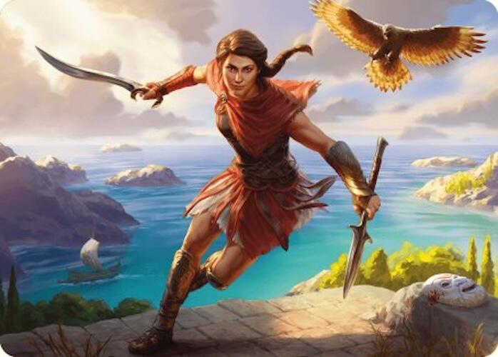 Kassandra, Eagle Bearer Art Card [Assassin's Creed Art Series] | Black Swamp Games