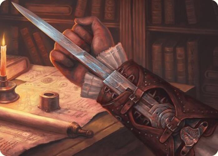 Hidden Blade Art Card [Assassin's Creed Art Series] | Black Swamp Games
