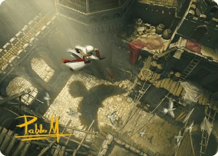 Rooftop Bypass Art Card (Gold-Stamped Signature) [Assassin's Creed Art Series] | Black Swamp Games