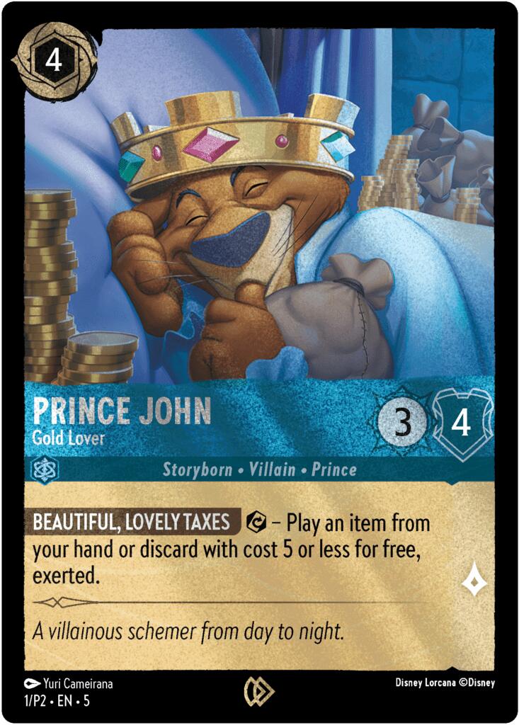 Prince John - Gold Lover (1) [Promo Cards] | Black Swamp Games