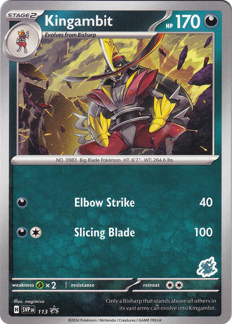 Kingambit (113) (Darkrai Deck) [Battle Academy 2024] | Black Swamp Games