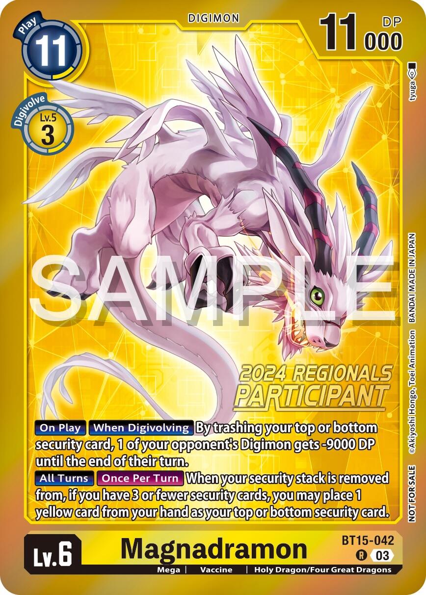 Magnadramon [BT15-042] (2024 Regionals Participant) [Exceed Apocalypse] | Black Swamp Games