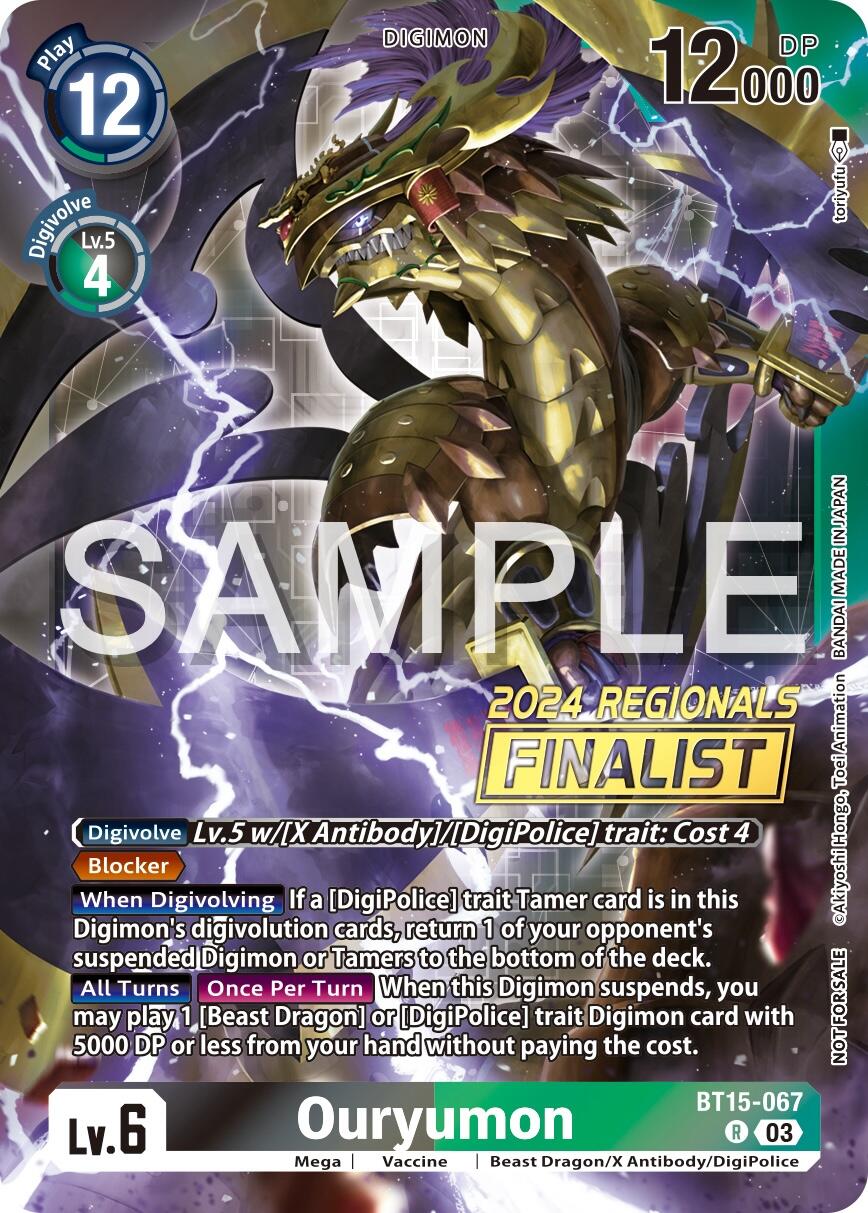 Ouryumon [BT15-067] (2024 Regionals Finalist) [Exceed Apocalypse] | Black Swamp Games