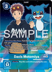 Davis Motomiya [P-124] (Digimon Adventure 02: The Beginning Set) [Promotional Cards] | Black Swamp Games