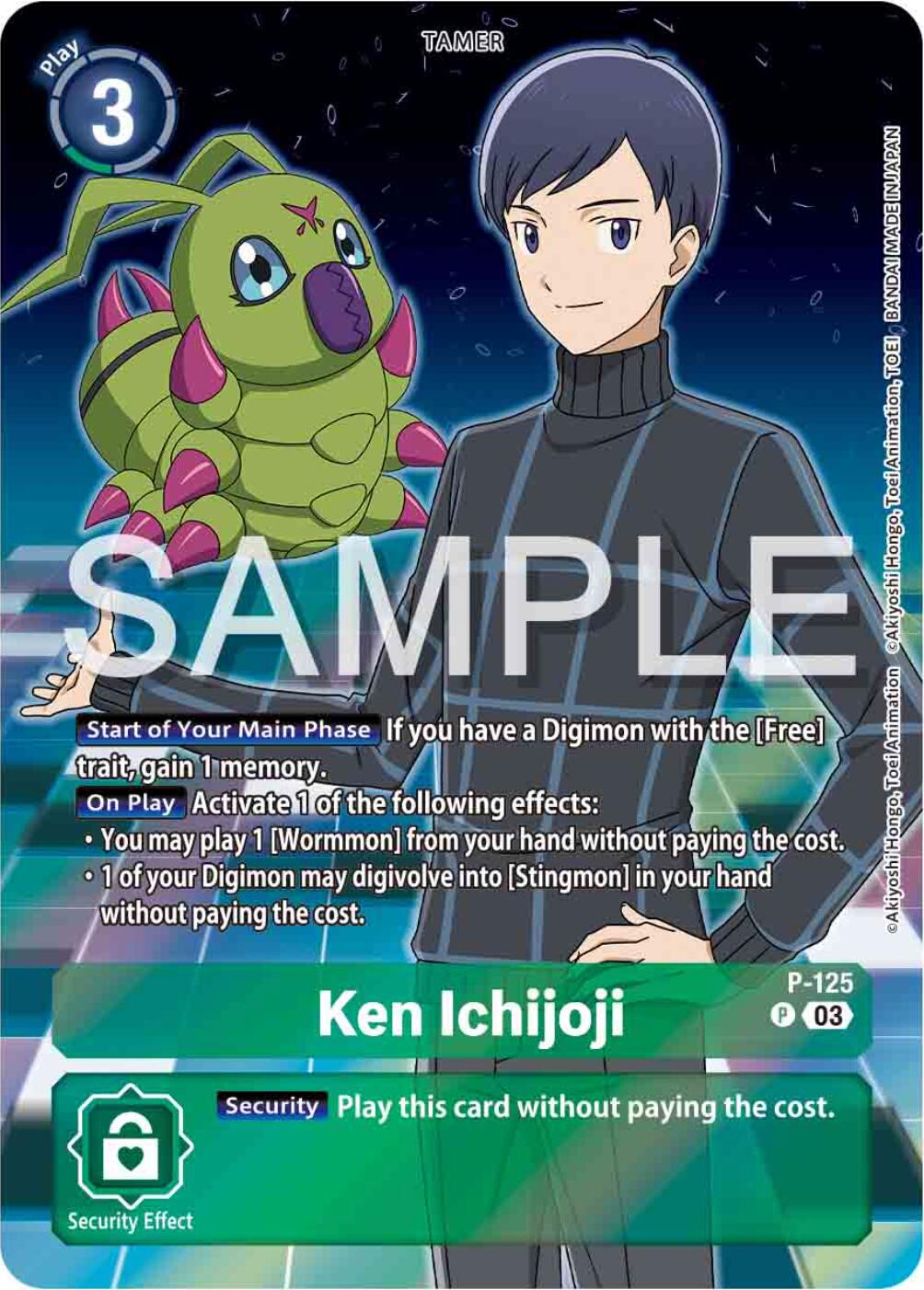 Ken Ichijoji [P-125] (Digimon Adventure 02: The Beginning Set) [Promotional Cards] | Black Swamp Games