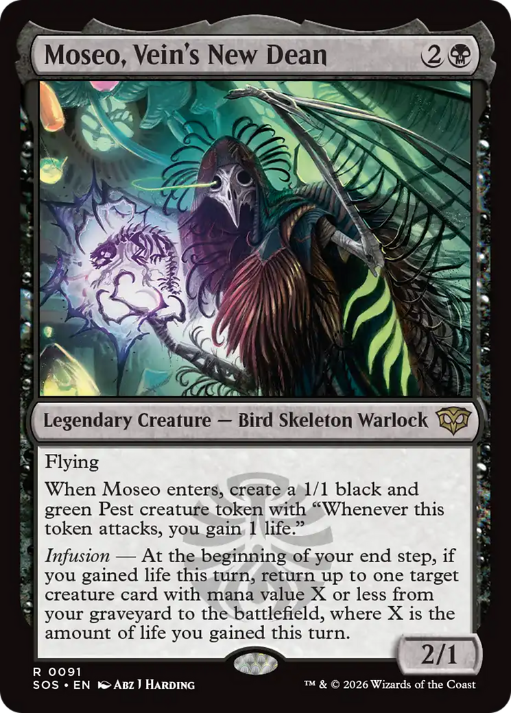 Moseo, Vein's New Dean [Secrets of Strixhaven] | Black Swamp Games