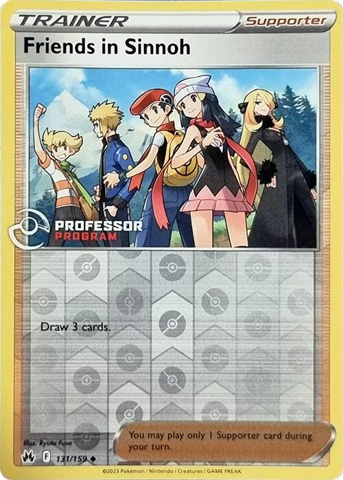 Friends in Sinnoh (131/159) (2023) [Professor Program Promos] | Black Swamp Games