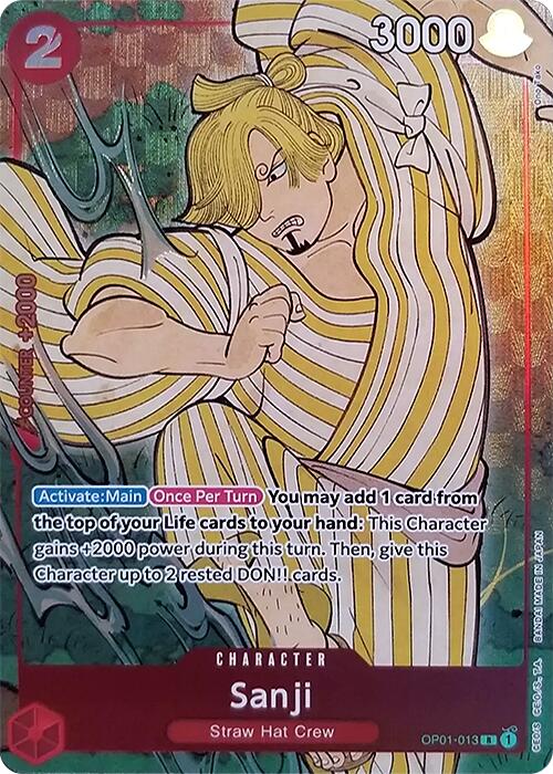 Sanji (English Version 1st Anniversary Set) [One Piece Promotion Cards] | Black Swamp Games