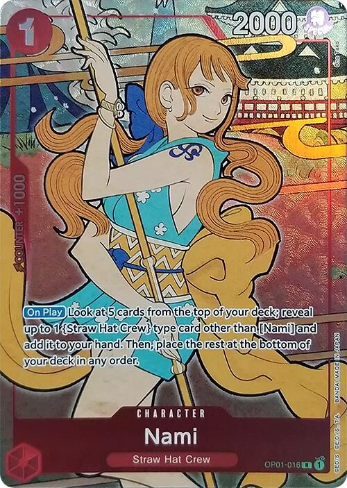 Nami (English Version 1st Anniversary Set) [One Piece Promotion Cards] | Black Swamp Games