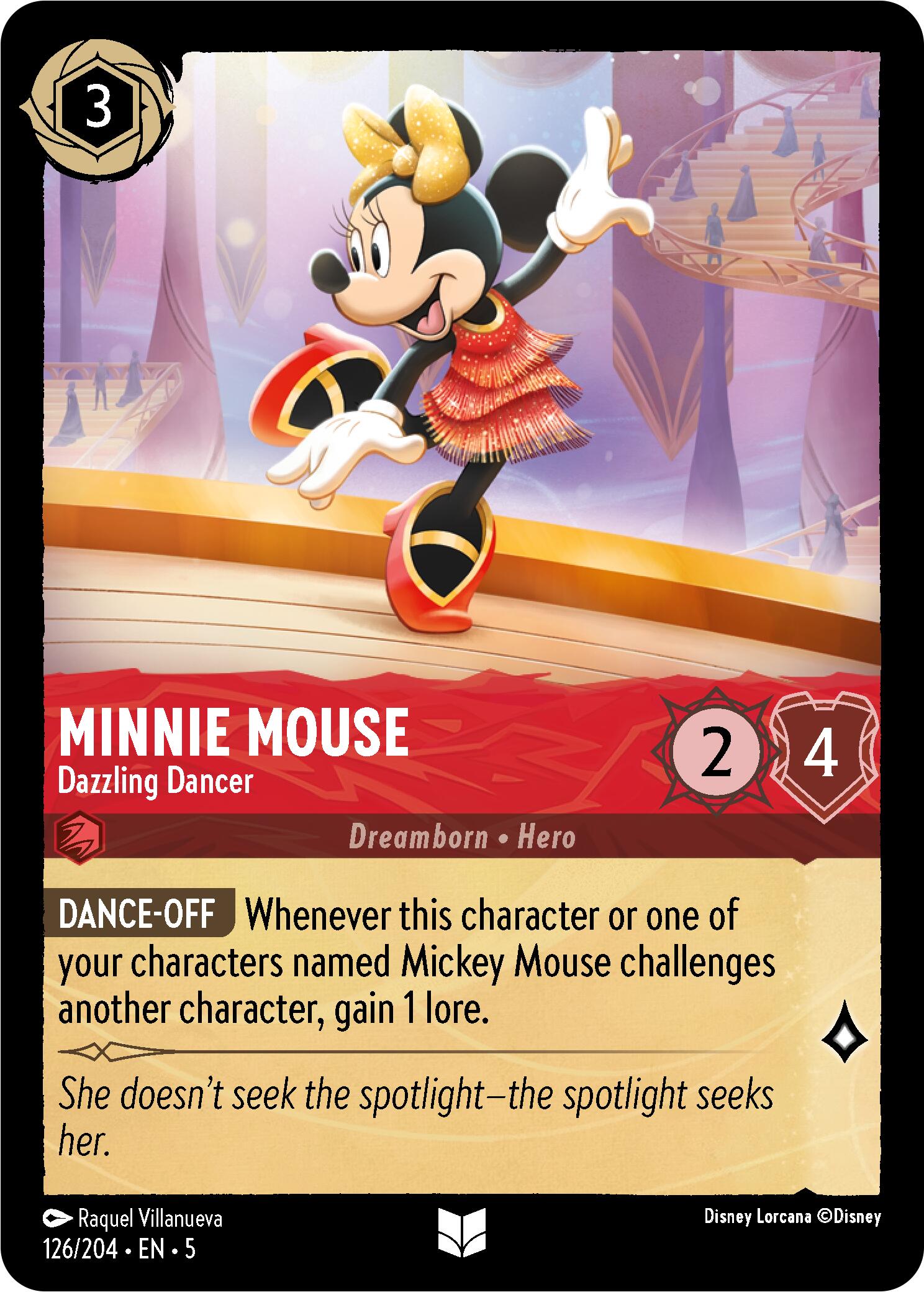 Minnie Mouse - Dazzling Dancer (126/204) [Shimmering Skies] | Black Swamp Games
