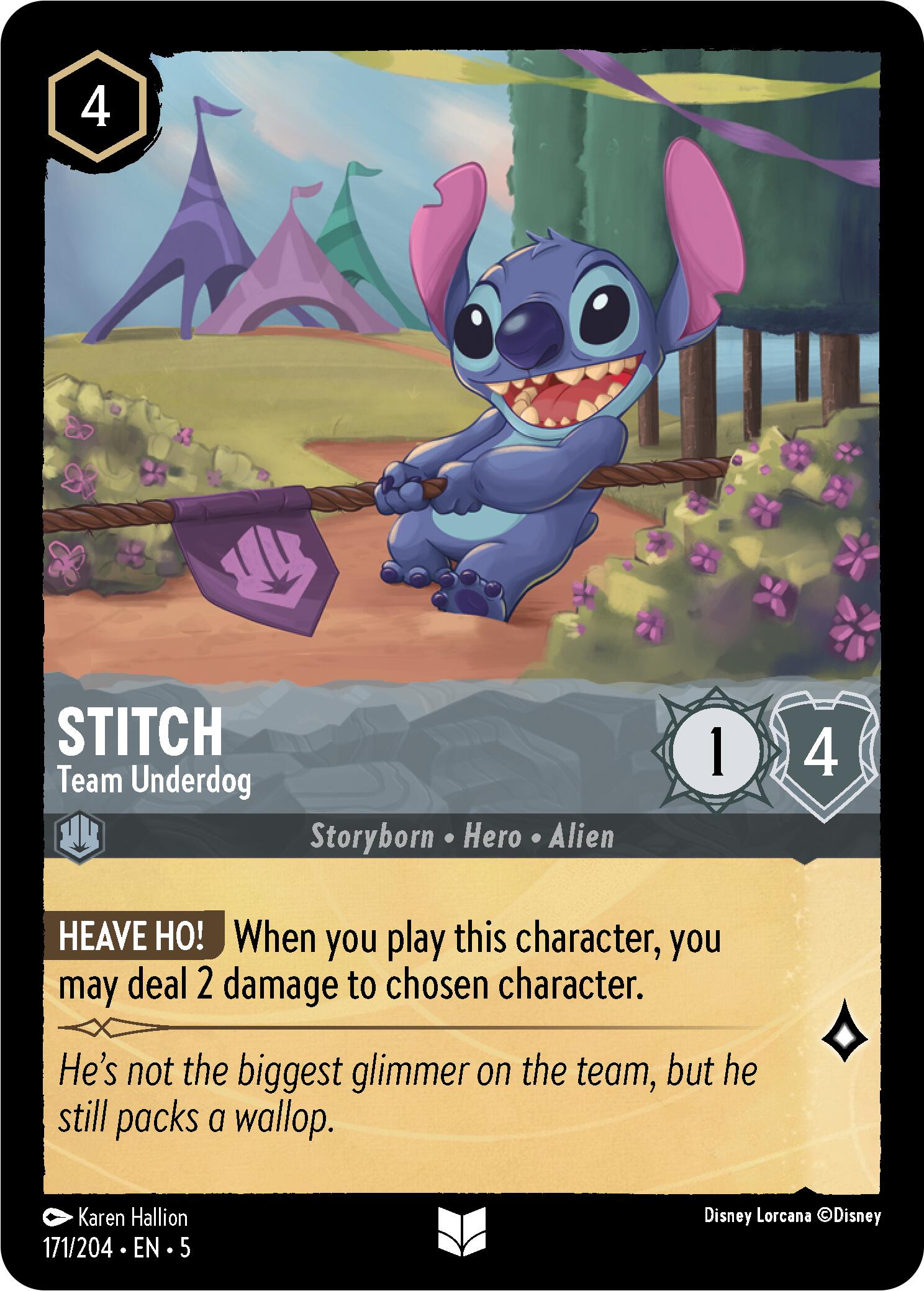 Stitch - Team Underdog (171/204) [Shimmering Skies] | Black Swamp Games