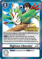 Digimon Liberator [P-151] (Store Tournament 2024 Jul. – Sep. Winner Pack) [Promotional Cards] | Black Swamp Games