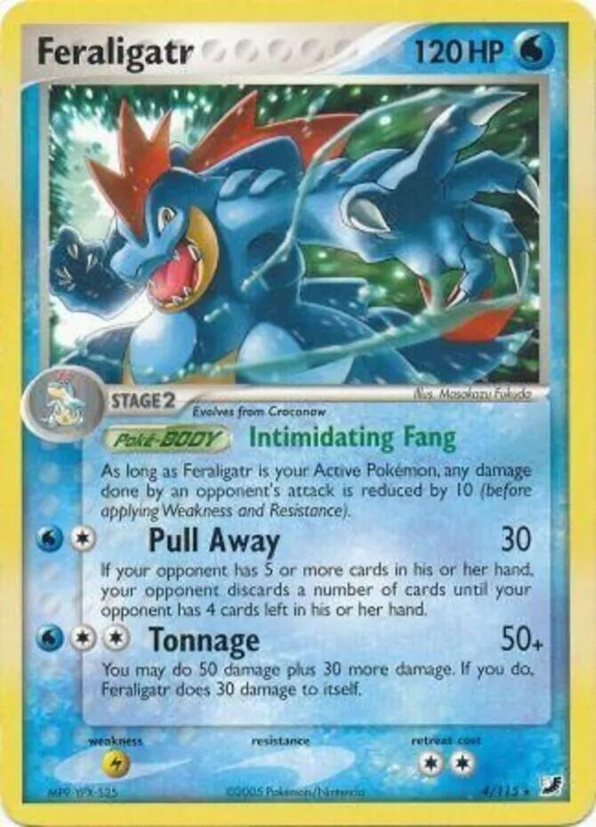 Feraligatr (4/115) (Theme Deck Exclusives) [EX: Unseen Forces] | Black Swamp Games