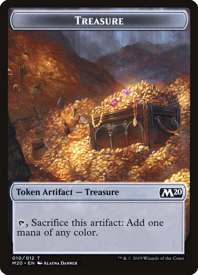 Treasure Token [Core Set 2020 Tokens] | Black Swamp Games