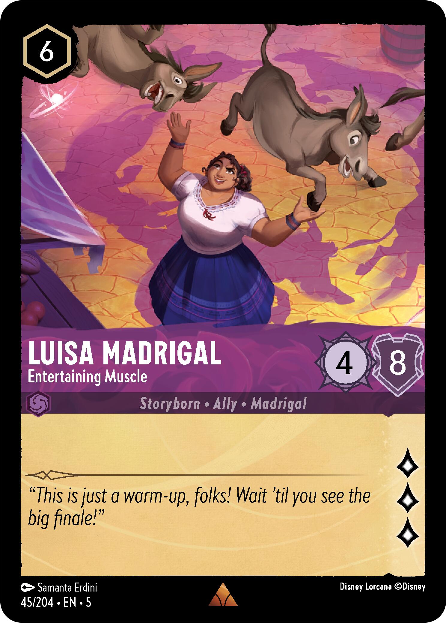Luisa Madrigal - Entertaining Muscle (45/204) [Shimmering Skies] | Black Swamp Games