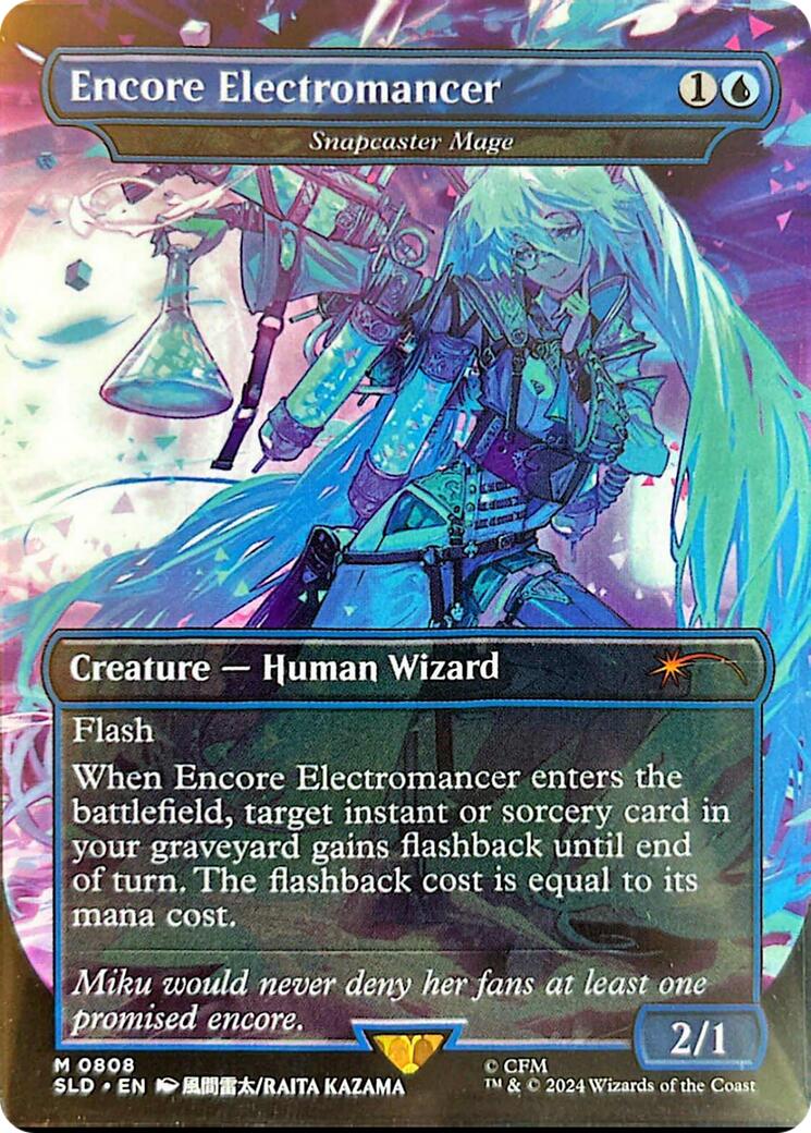 Encore Electromancer - Snapcaster Mage (Rainbow Foil) [Secret Lair Drop Series] | Black Swamp Games