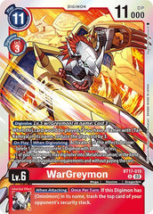 WarGreymon [BT17-015] [Secret Crisis] | Black Swamp Games