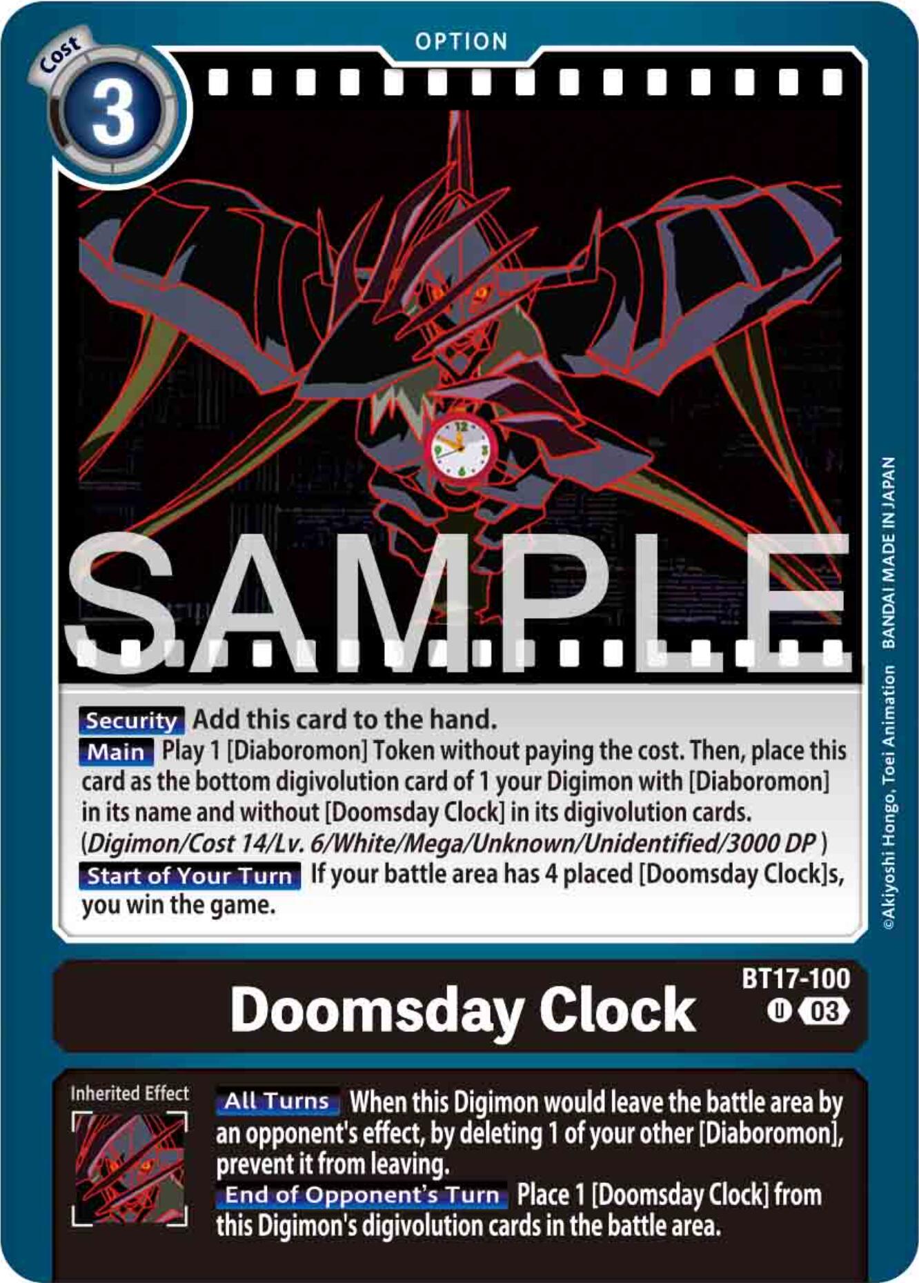 Doomsday Clock [BT17-100] [Secret Crisis] | Black Swamp Games