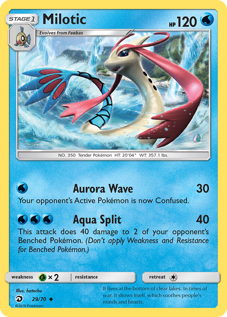 Milotic (29/70) [Sun & Moon: Dragon Majesty] | Black Swamp Games