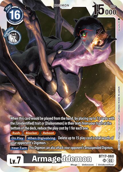 Armageddemon [BT17-060] [Secret Crisis] | Black Swamp Games