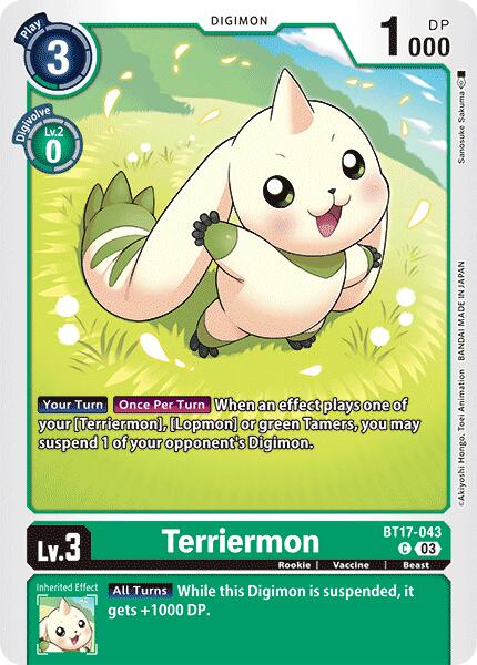 Terriermon [BT17-043] [Secret Crisis] | Black Swamp Games