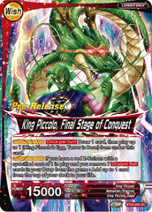 King Piccolo // King Piccolo, Final Stage of Conquest (BT25-002) [Legend of the Dragon Balls Prerelease Promos] | Black Swamp Games