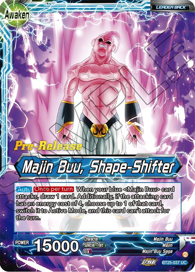 Majin Buu // Majin Buu, Shape-Shifter (BT25-037) [Legend of the Dragon Balls Prerelease Promos] | Black Swamp Games