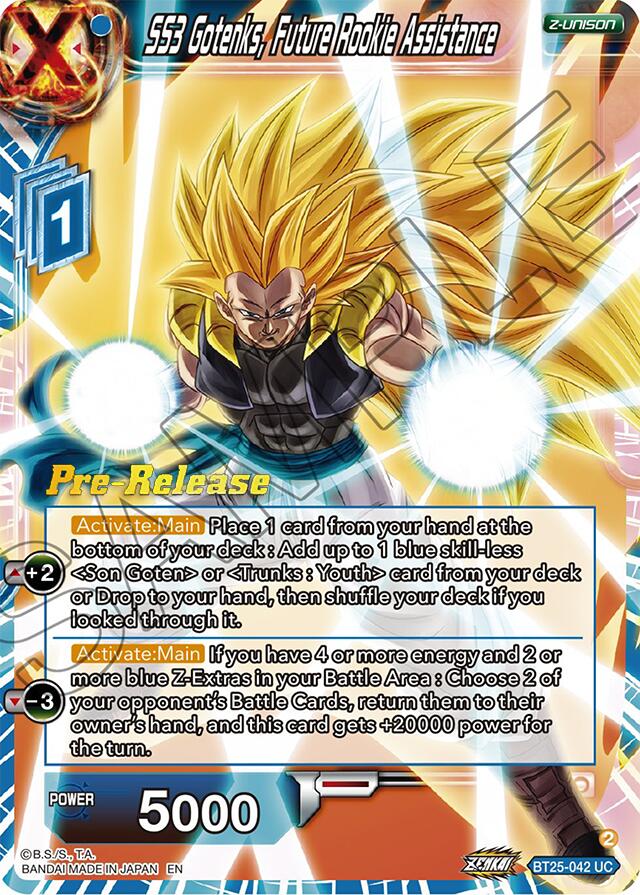 SS3 Gotenks, Future Rookie Assistance (BT25-042) [Legend of the Dragon Balls Prerelease Promos] | Black Swamp Games