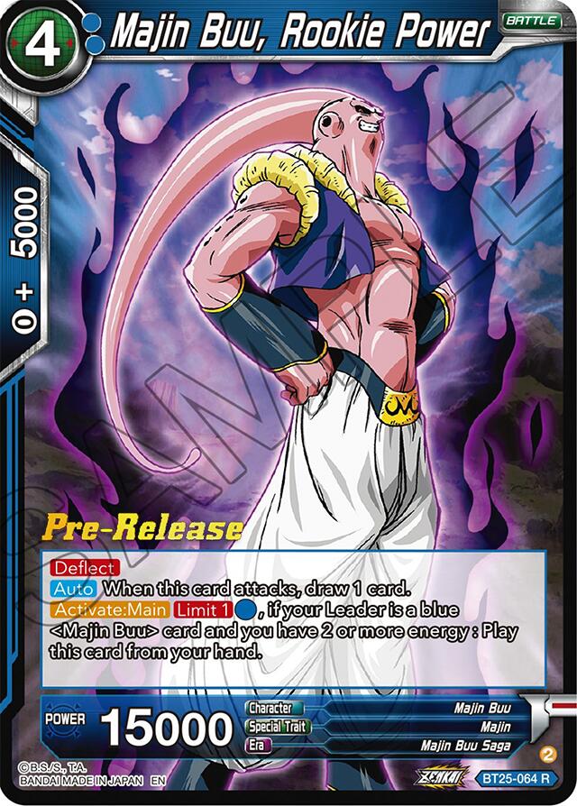 Majin Buu, Rookie Power (BT25-064) [Legend of the Dragon Balls Prerelease Promos] | Black Swamp Games