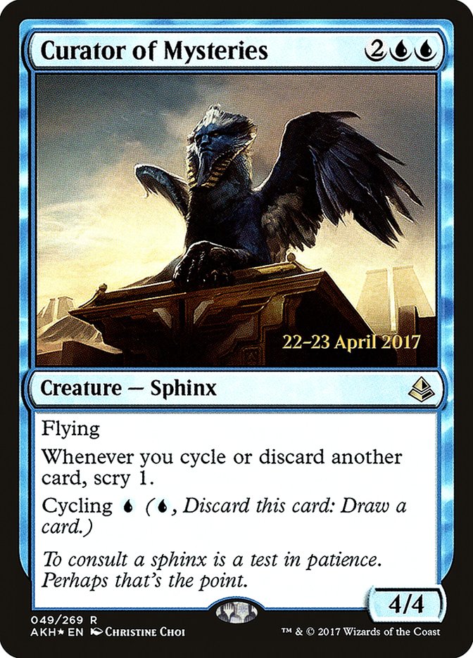 Curator of Mysteries [Amonkhet Prerelease Promos] | Black Swamp Games