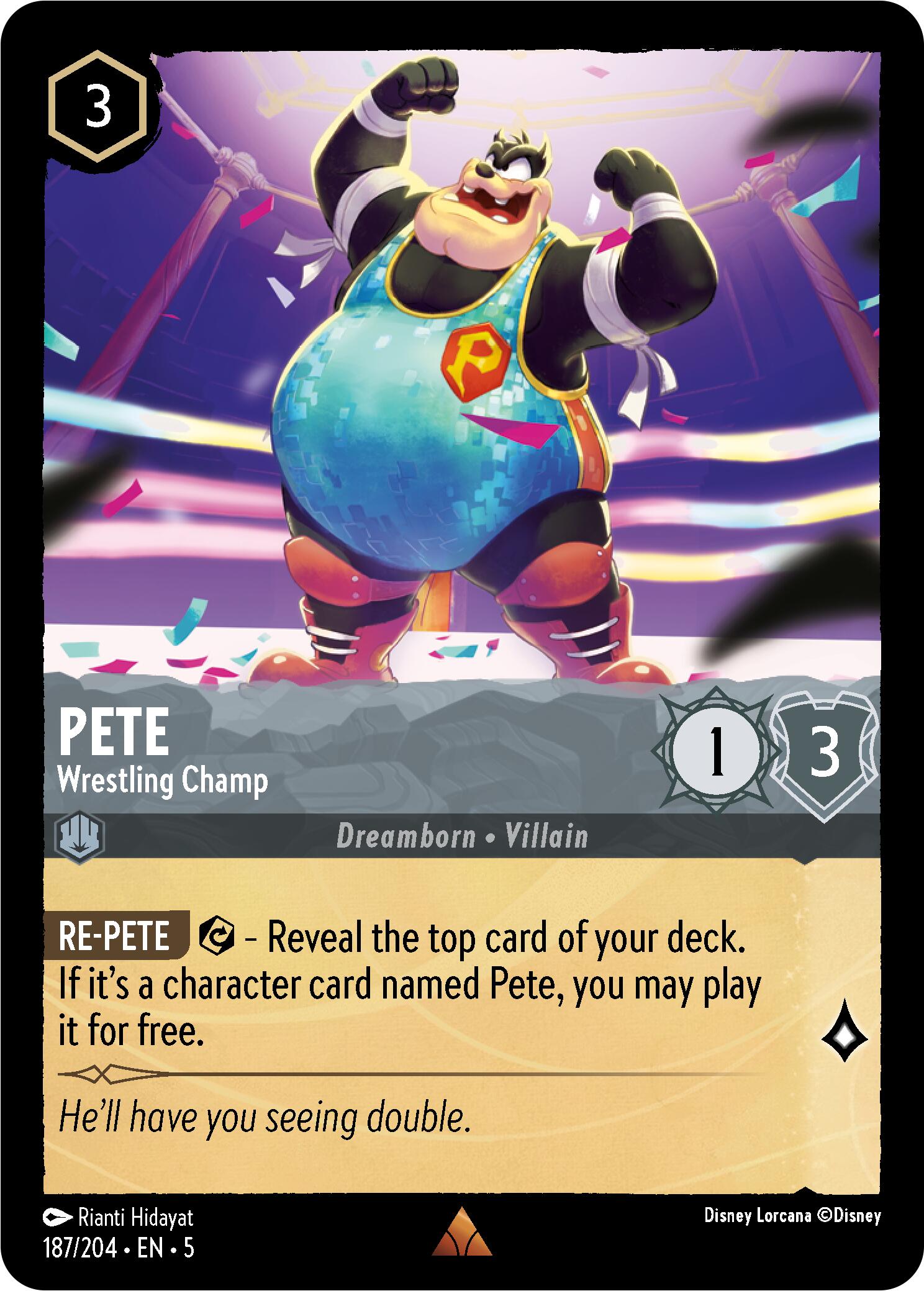 Pete - Wrestling Champ (187/204) [Shimmering Skies] | Black Swamp Games