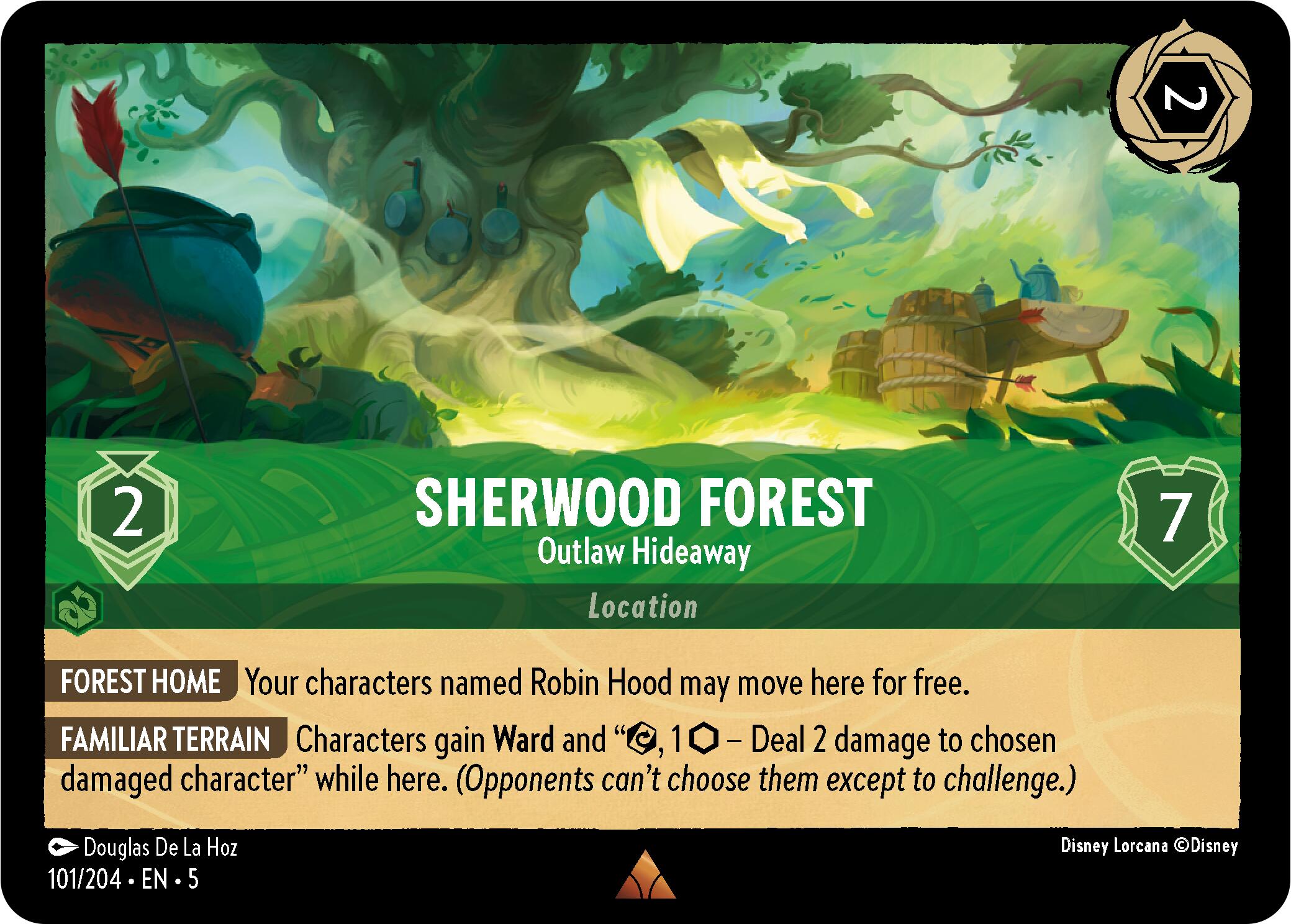Sherwood Forest - Outlaw Hideaway (101/204) [Shimmering Skies] | Black Swamp Games