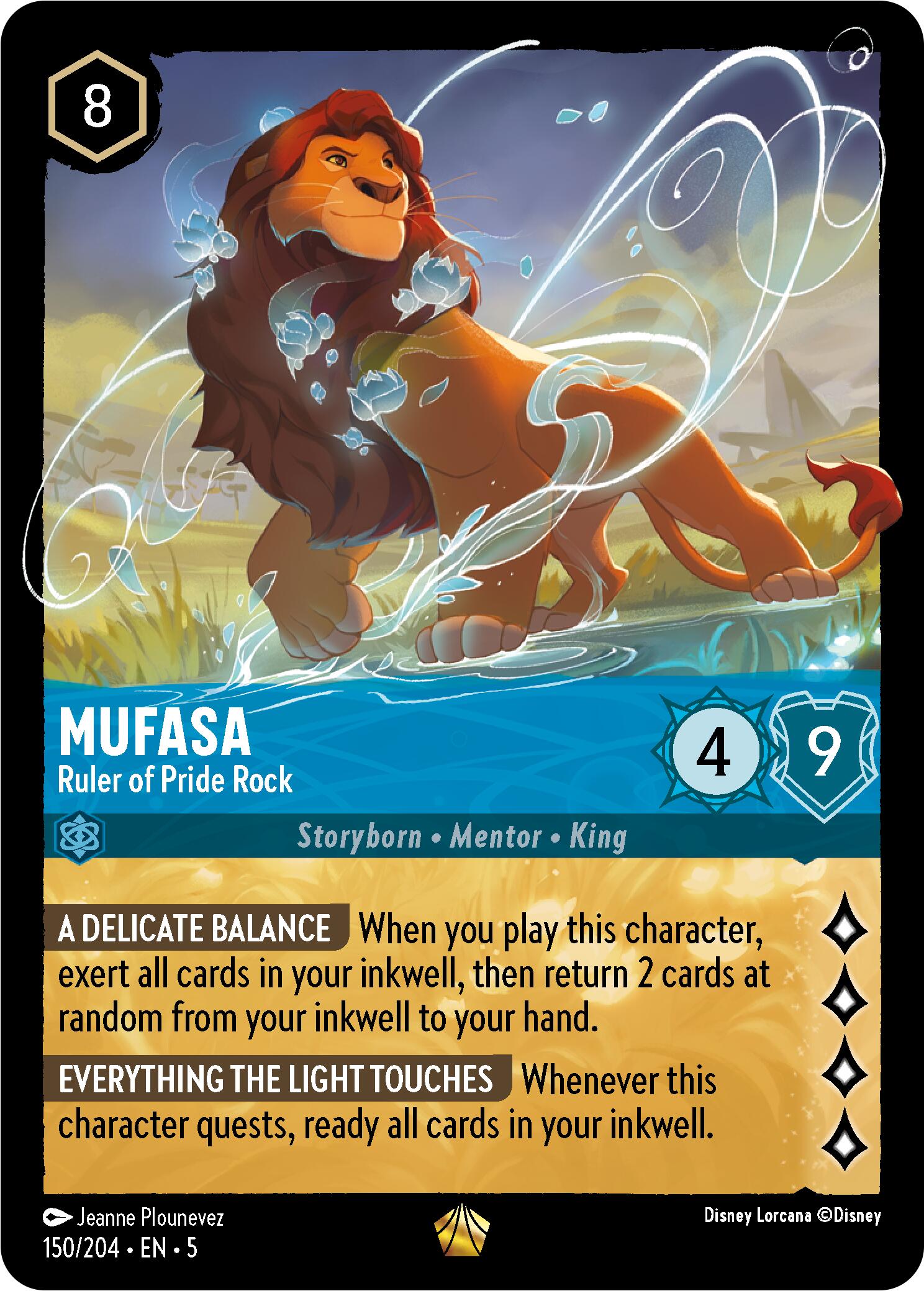 Mufasa - Ruler of Pride Rock (150/204) [Shimmering Skies] | Black Swamp Games