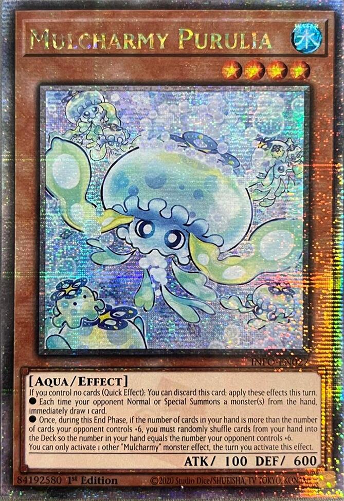 Mulcharmy Purulia (Quarter Century Secret Rare) [INFO-EN027] Quarter Century Secret Rare | Black Swamp Games