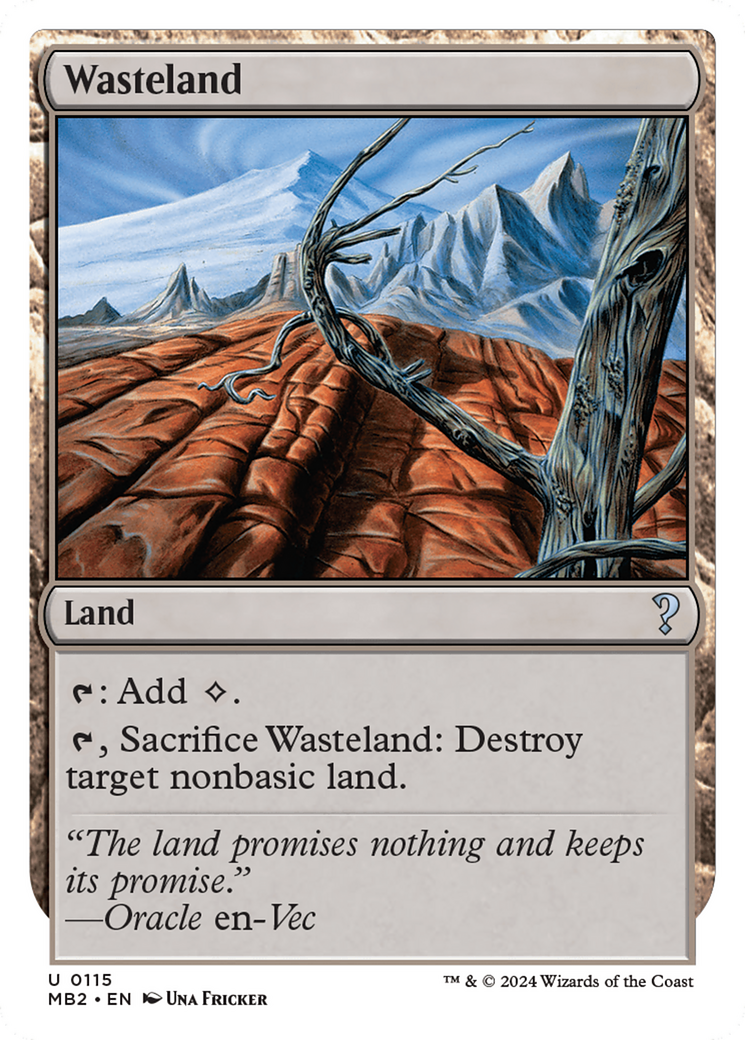 Wasteland [Mystery Booster 2] | Black Swamp Games