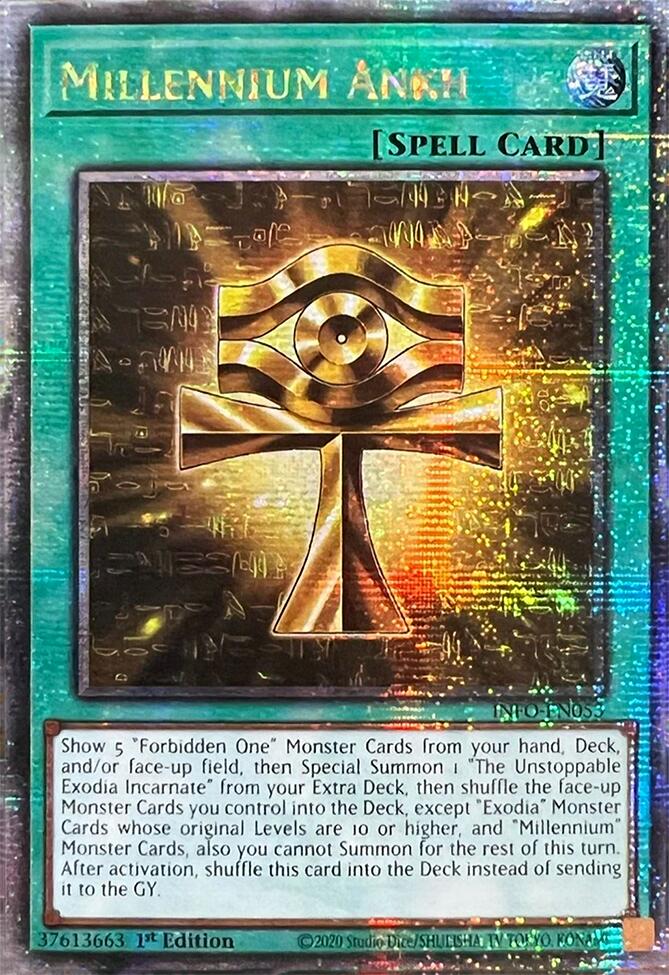 Millennium Ankh (Quarter Century Secret Rare) [INFO-EN053] Quarter Century Secret Rare | Black Swamp Games