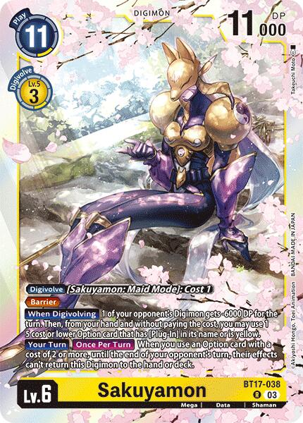 Sakuyamon [BT17-038] [Secret Crisis] | Black Swamp Games