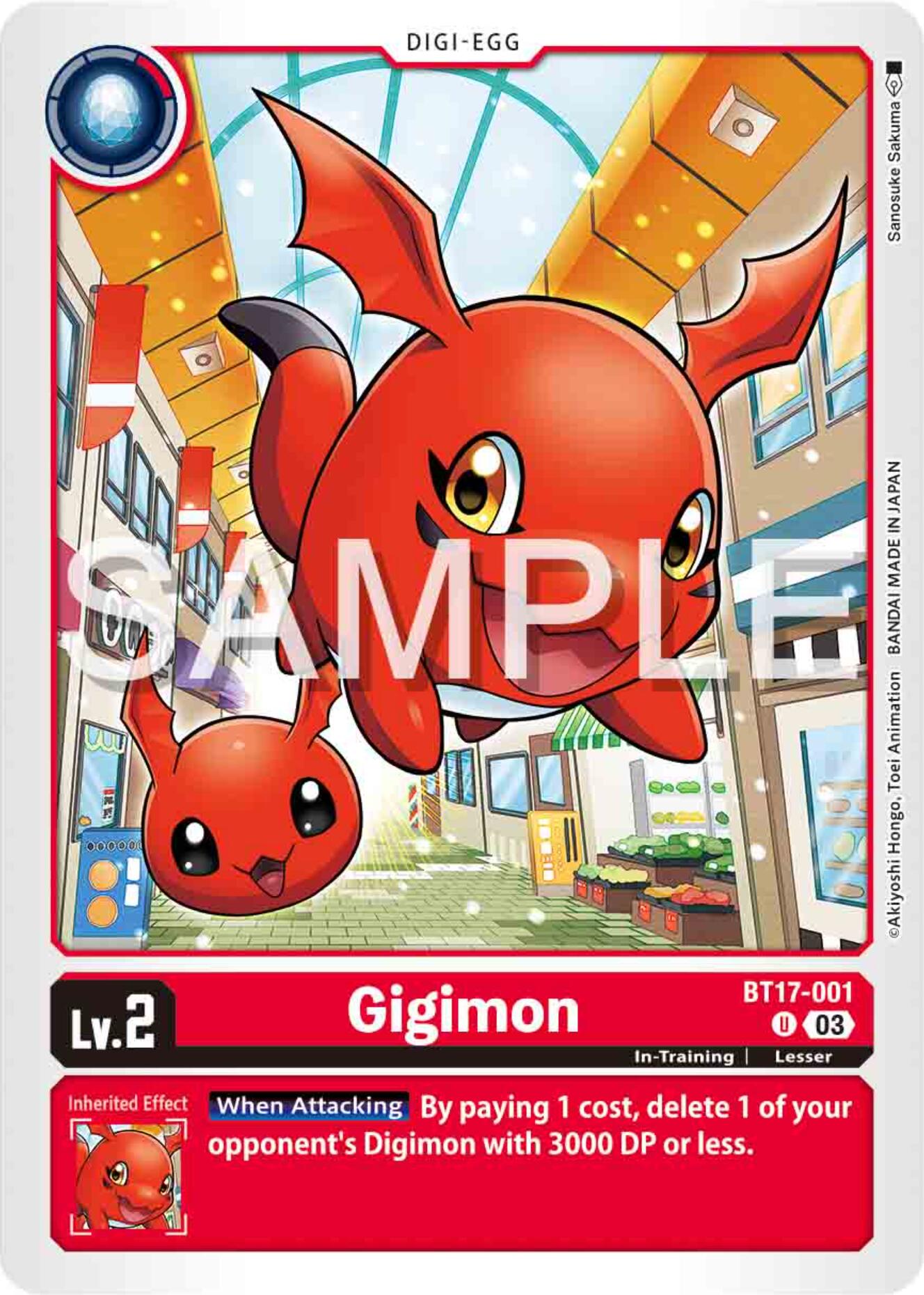 Gigimon [BT17-001] [Secret Crisis] | Black Swamp Games