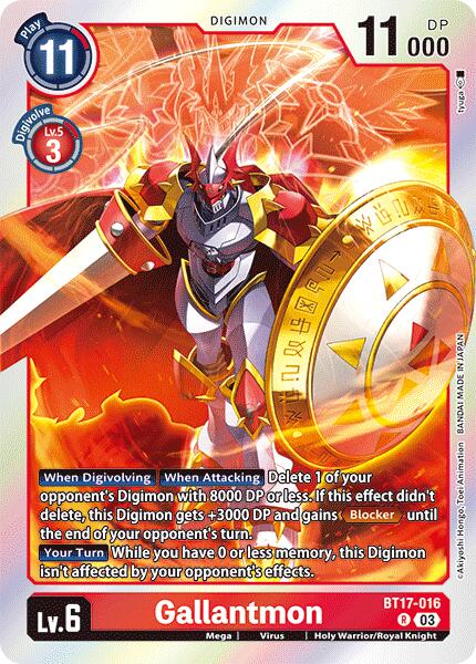 Gallantmon [BT17-016] [Secret Crisis] | Black Swamp Games