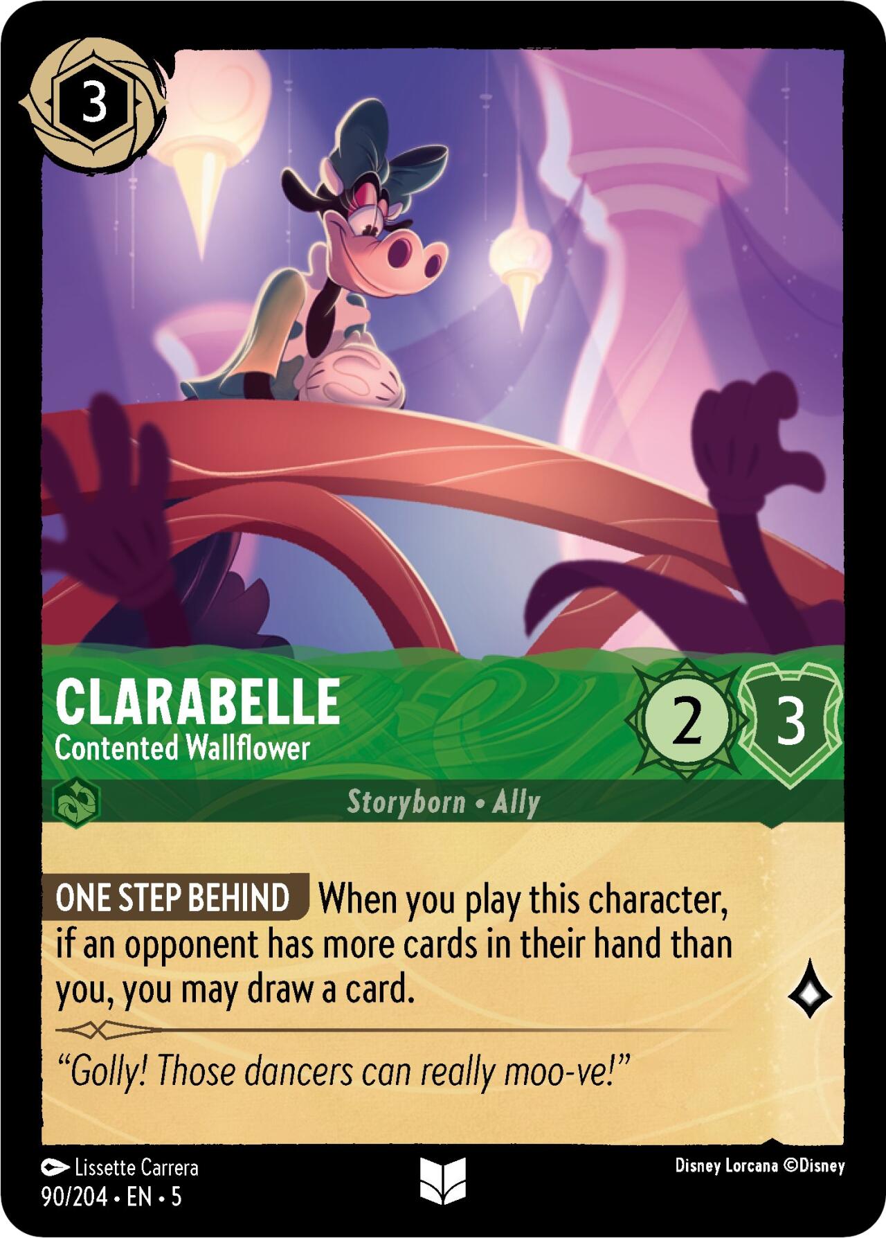 Clarabelle - Contented Wallflower (90/204) [Shimmering Skies] | Black Swamp Games