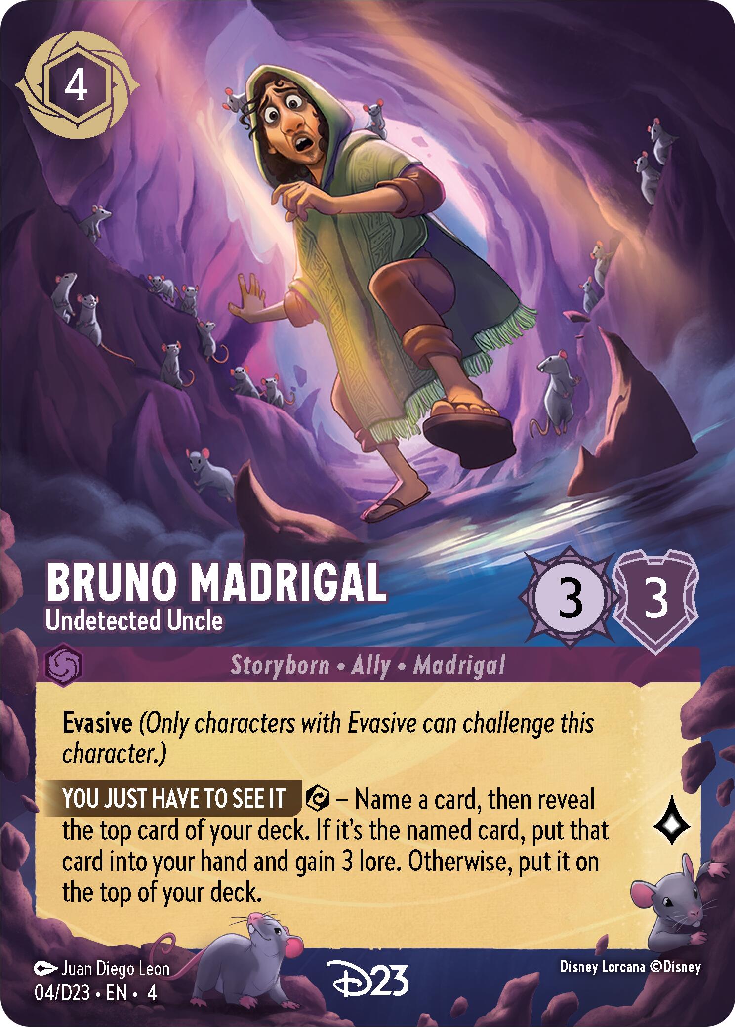 Bruno Madrigal - Undetected Uncle (4) [D23 Promos] | Black Swamp Games