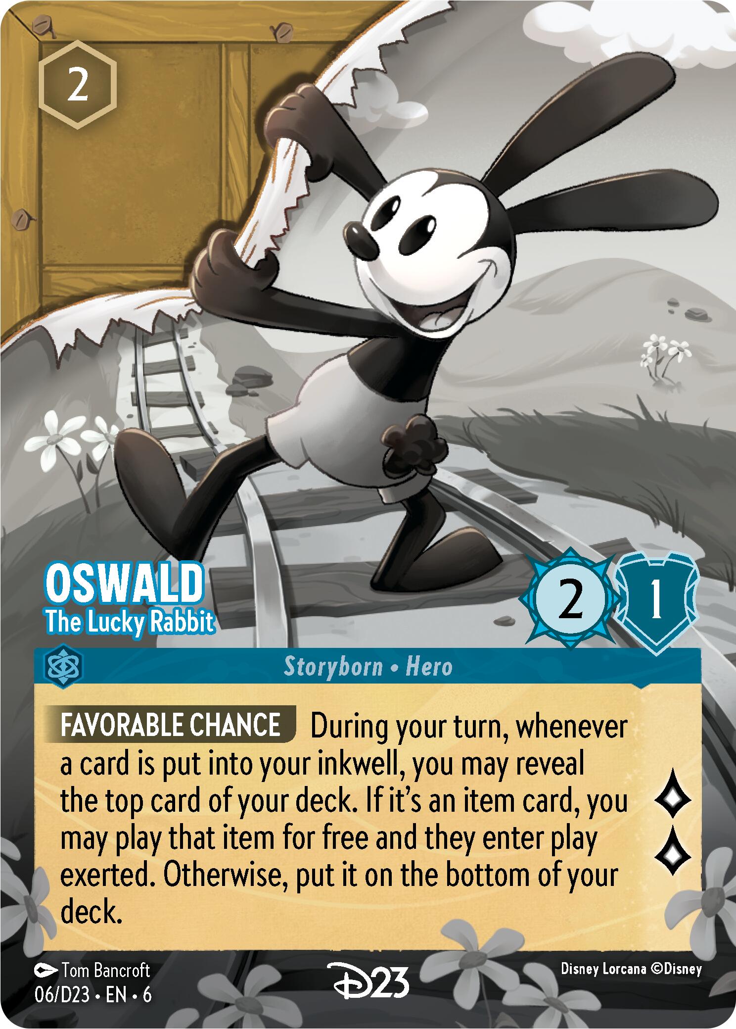Oswald - The Lucky Rabbit (6) [D23 Promos] | Black Swamp Games